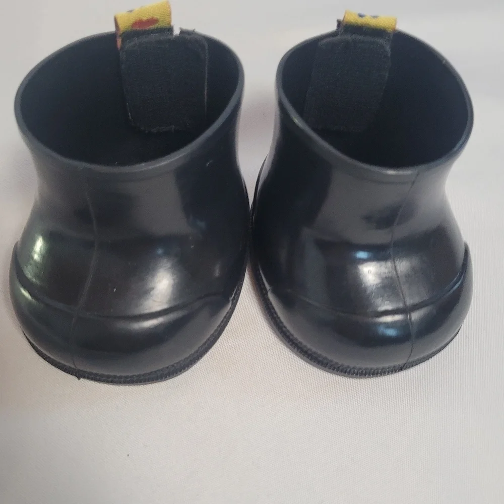 Build A Bear BAB Black Boots & Shorts